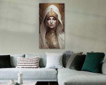 Schilderij Hooded Serenity van Blikvanger Schilderijen