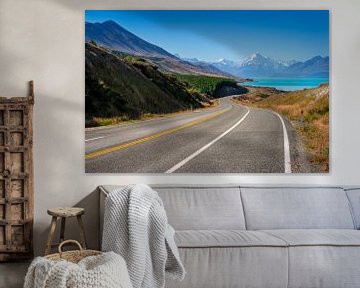 Mount Cook, de hoogste berg in Nieuw-Zeeland van Troy Wegman