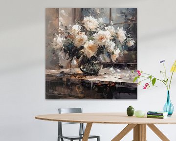 Stilleven met bloemen. van AVC Photo Studio