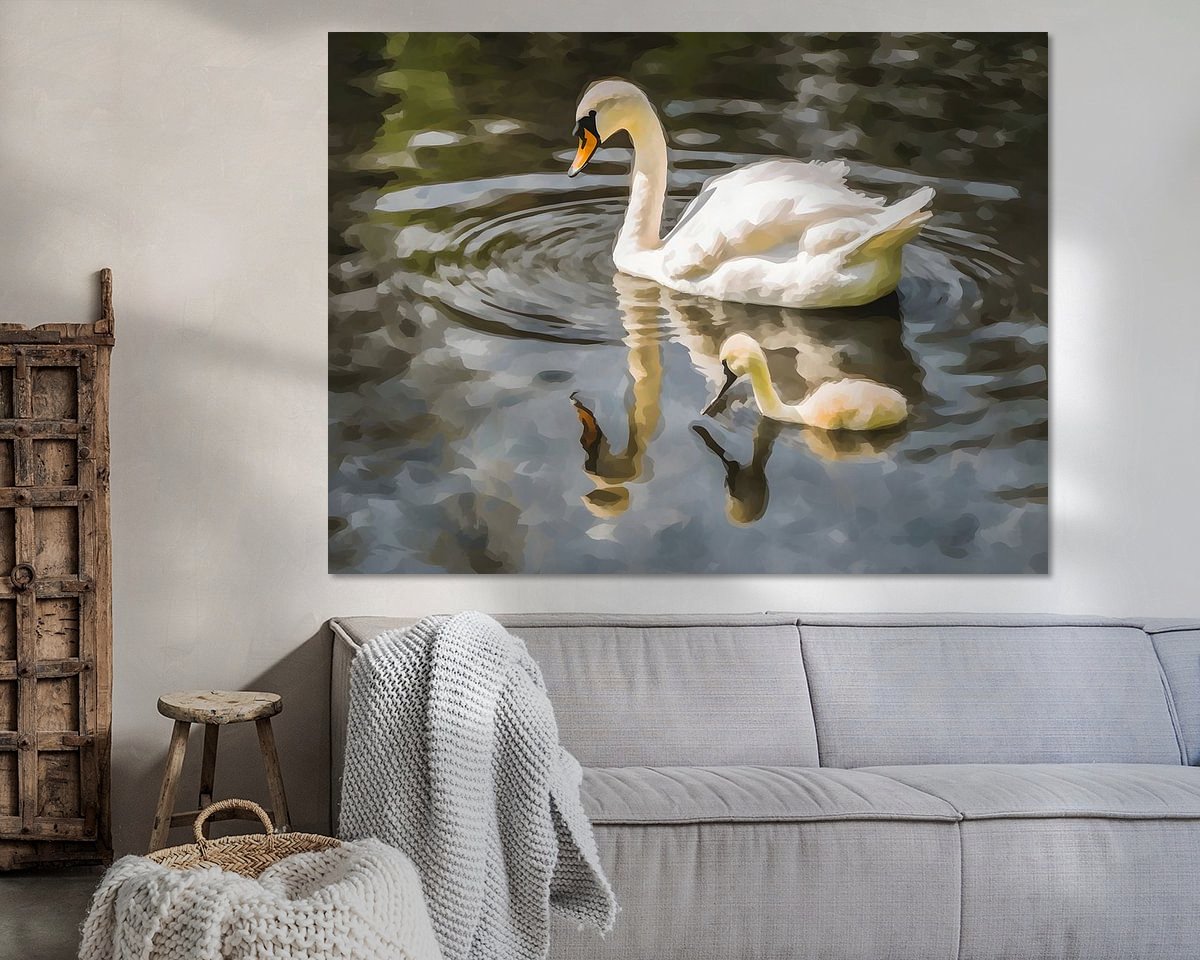 Example of the artwork in a room