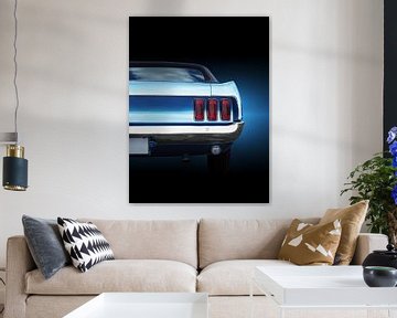 American classic car Mustang Coupe 1969 roadster by Beate Gube