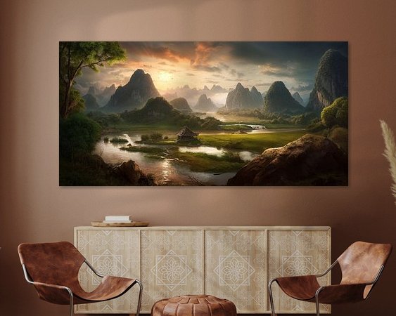 Example of the artwork in a room