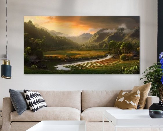 Example of the artwork in a room