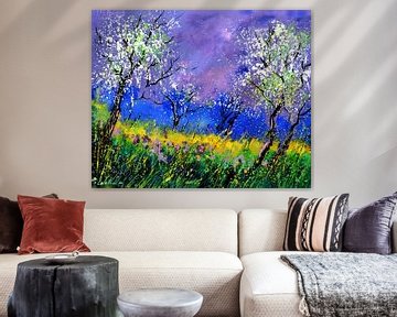 Lente van pol ledent