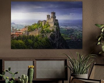 San Marino, Guaita tower on the Titano mount by Stefano Orazzini