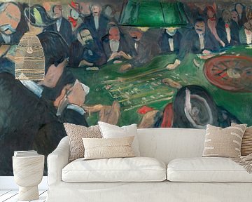 Aan de roulettetafel in Monte Carlo , Edvard Munch