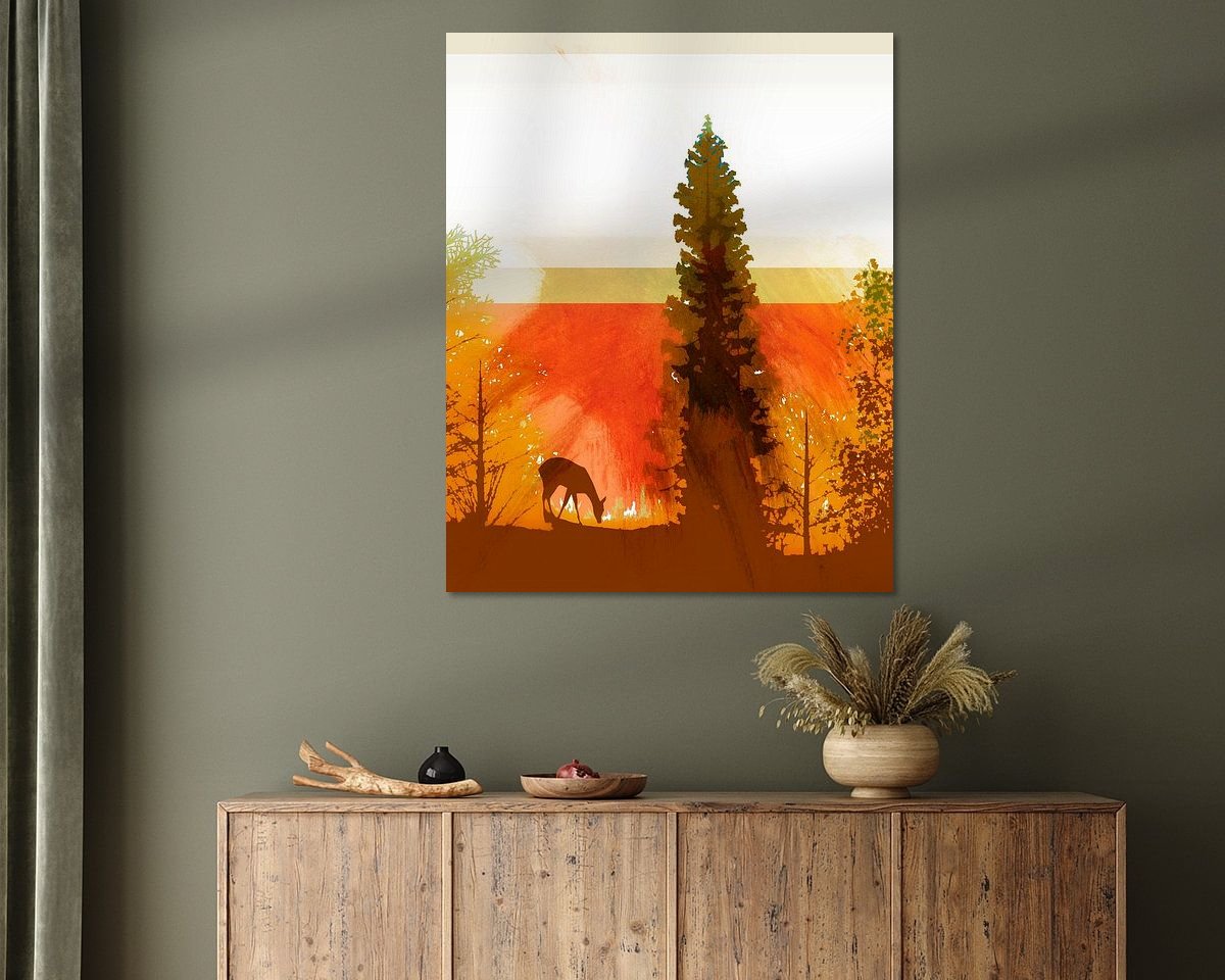 Example of the artwork in a room