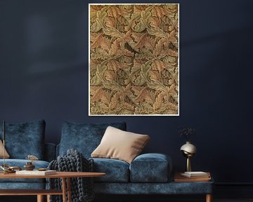 William Morris - Acanthus ontwerp (voor behangpapier) van Peter Balan