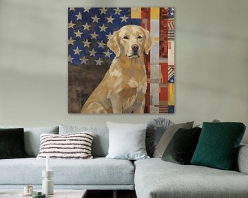 Retriever and Revolution by Pandzr Street and Digital Art