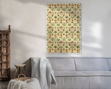 William Morris - Daisy design (voor behangpapier) van Peter Balan