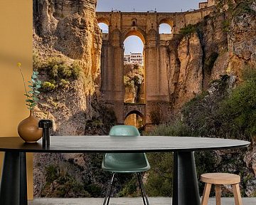 The bridge 'Puente Nuevo' in Ronda, Spain by Dafne Vos