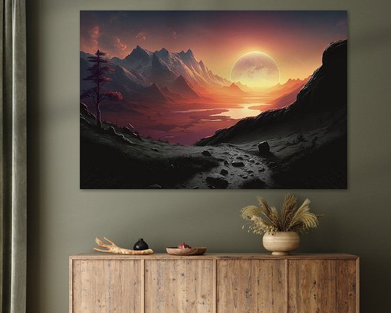 Example of the artwork in a room