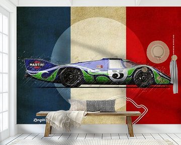 Le Mans 917 Hippie auto van Theodor Decker