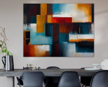Steden van Kleur – Abstracte Ritmes van Retrotimes