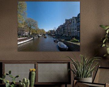 Brouwersgracht, centre du canal d'Amsterdam sur Marieke van de Velde