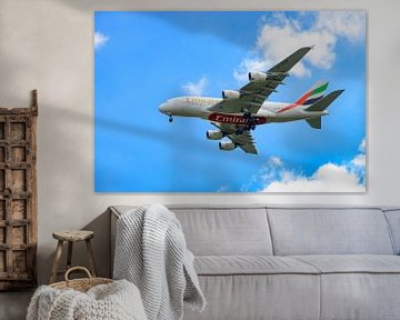 Airplane Airbus A380-800 of Emirates by Sjoerd van der Wal Photography