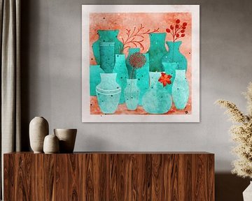 Sammlung von Vasen