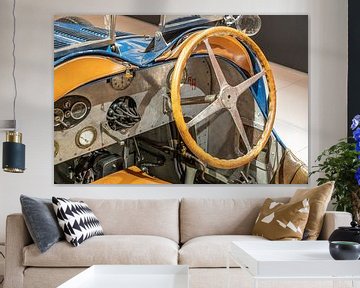 Bugatti T35 1920s classic race car dashboard by Sjoerd van der Wal Photography