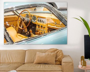 Lamborghini 350 GT classic Gran Turismo sports car interior by Sjoerd van der Wal Photography