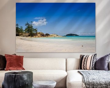Whitehaven beach on the Whitsundays in Australia by Troy Wegman