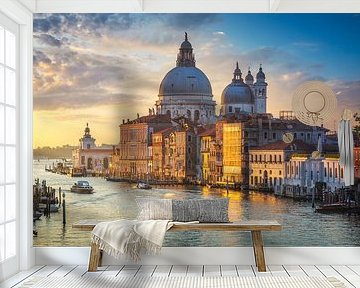 Grand canal and Santa Maria della Salute. Venice