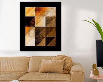 Abstrakte Geometrische Formen Retro III von FRESH Fine Art