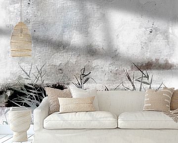 Abstract Winter Landscape in Soft Colours by FRESH Fine Art