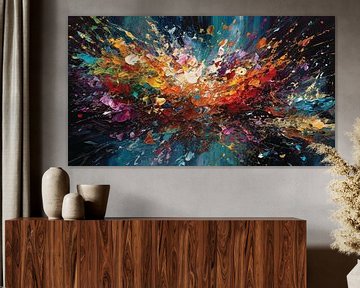 Abstract splash Art van Harry Stok