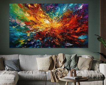 Abstract splash Art van Harry Stok