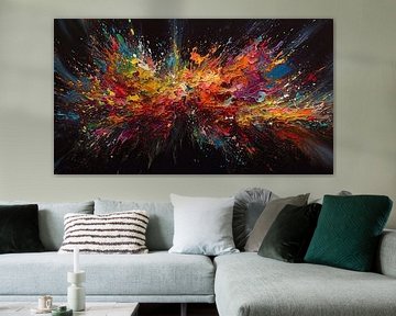 Abstract splash Art van Harry Stok