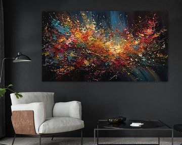 Abstract splash Art van Harry Stok