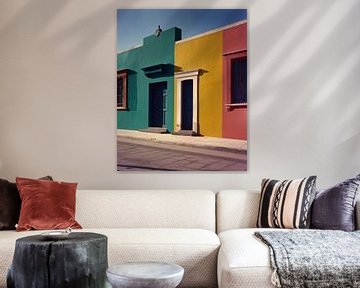 Colourful Mexican street scene by Studio Allee