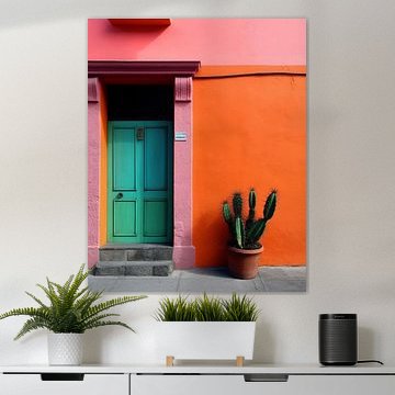 Bunte mexikanische Straßenszene von Studio Allee