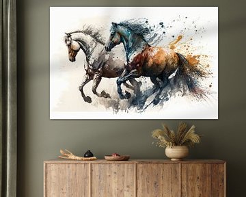 Galoppierende Pferde von Vivian Jolie