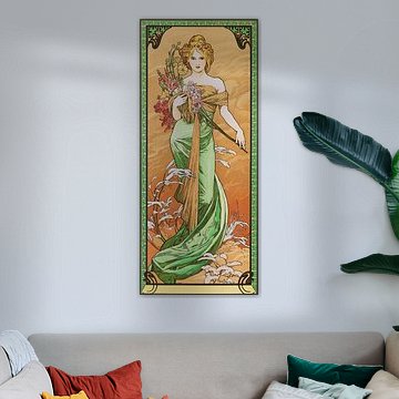 Lente, Alphonse Mucha (Seizoenen serie)