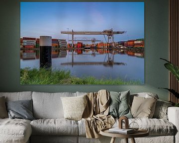 Alphen aan den Rijn - Container Terminal Alpherium van Frank Smit Fotografie