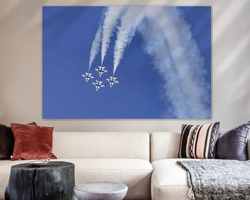 Diamond formation van de U.S. Air Force Thunderbirds. van Jaap van den Berg