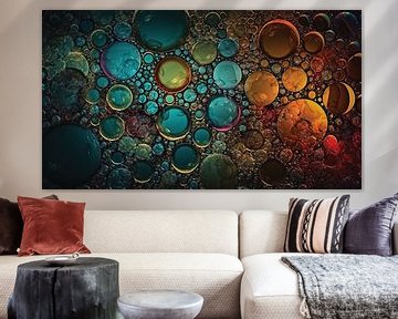 Abstract Digital Bubbles van Harry Stok