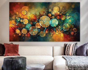 Abstract Digital Bubbles van Harry Stok