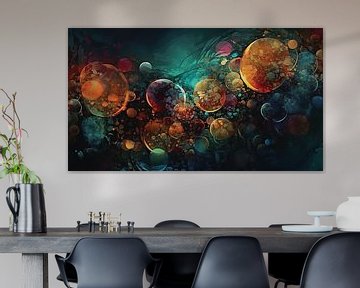 Abstract Digital Bubbles van Harry Stok