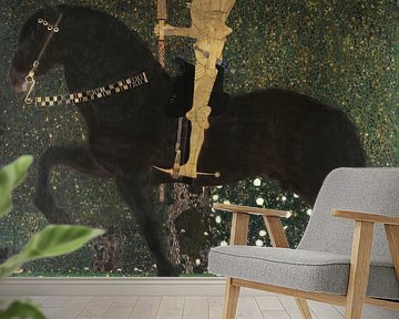 Das Leben ist ein Kampf (Goldener Reiter), Gustav Klimt