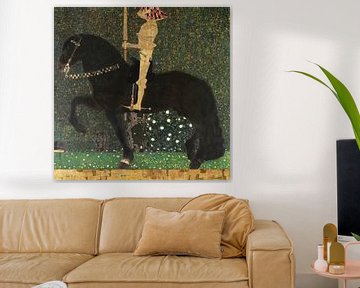 Het leven is een strijd (Gouden Ruiter), Gustav Klimt
