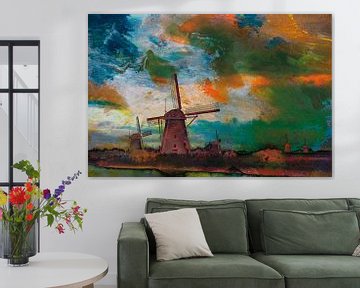 Dutch Windmills van Harry Hadders