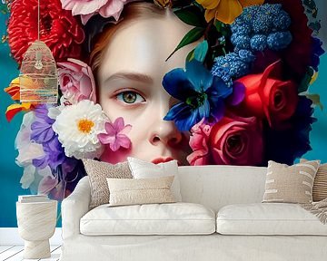 Anna, digital painting van Mariëlle Knops, Digital Art