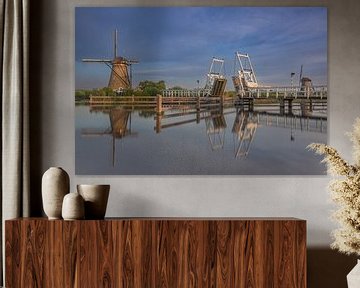 Kinderdijk - Mühle Nederwaard Nr. 2 von Frank Smit Fotografie