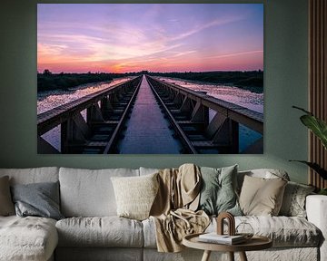 The Moerputten bridge, 's-Hertogenbosch by Alex van den Akker