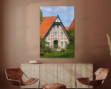 Half-timbered house, Mittelkirchen, Old Country