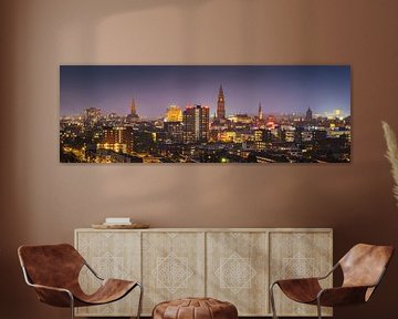 Panorama of the city of Groningen