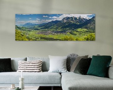 Panorama auf Oberstdorf von Walter G. Allgöwer