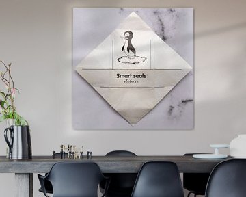 Gnome post smart Seal 2 auf Marmor von Floris Kok